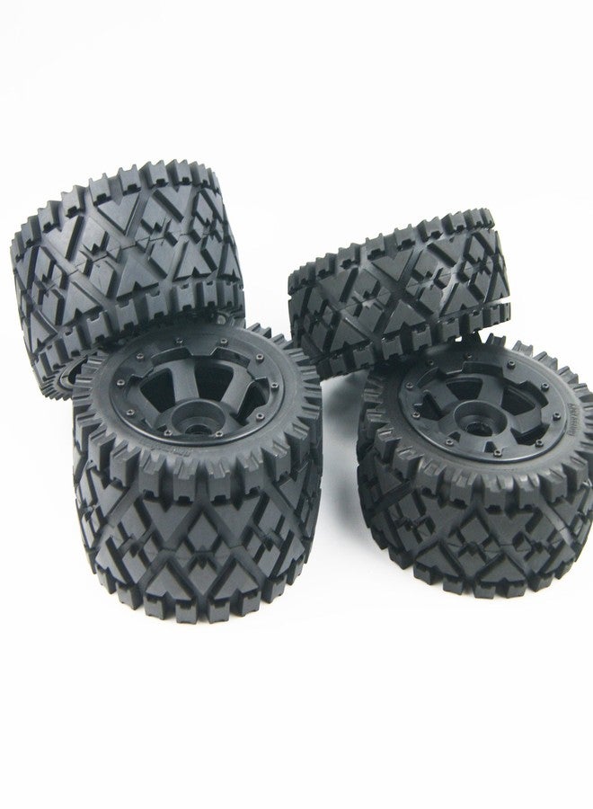 TITRACING Front Rear All Terrain Tire Wheel for 1/5 HPI ROVAN KingMotor KM BAJA 5B SS - Image 3